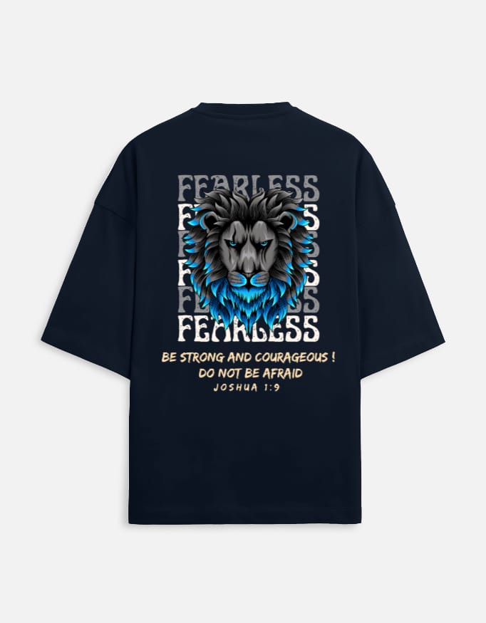 Fearless – Unisex Terry Oversized Tee