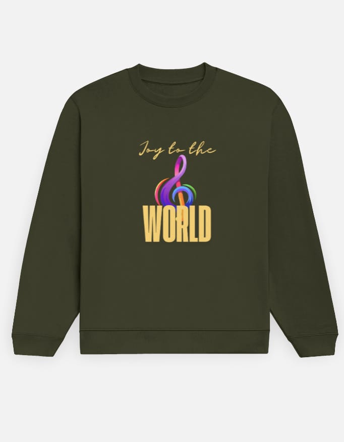 Joy to the World – Unisex Sweatshirt - Image 2